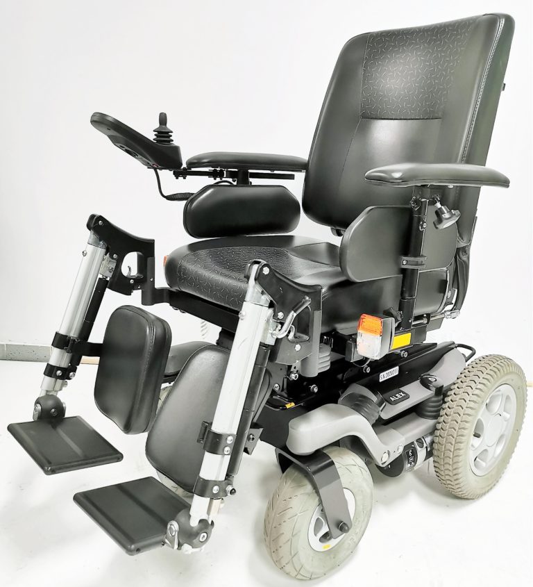 wózek inwalidzki elektryczny alex bok