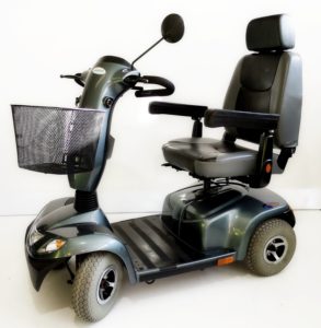 skuter inwalidzki wózek elektryczny invacare orion zielony