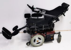 wózek inwalidzki elektryczny permobil c500 regulacja oparcia