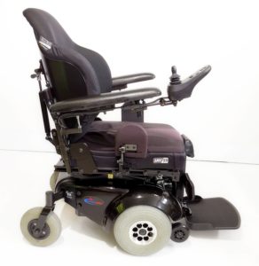 wózek inwalidzki elektryczny jay j3 drugi bok