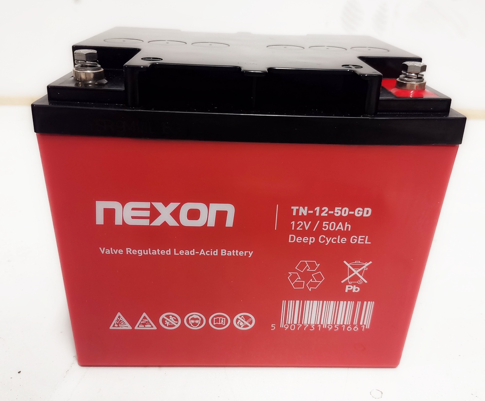 akumulator żelowy nexon 12 v 50 ah bateria żelowa upc