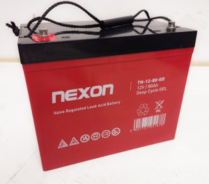 akumulator żelowy nexon 12 v 80 ah gel upc