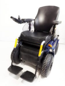 wózek inwalidzki elektryczny optimus 2 niebieski 2