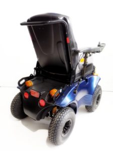 wózek inwalidzki elektryczny optimus 2 niebieski 5