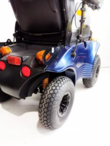 wózek inwalidzki elektryczny optimus 2 niebieski 6
