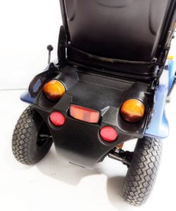 wózek inwalidzki elektryczny optimus 2 niebieski 7