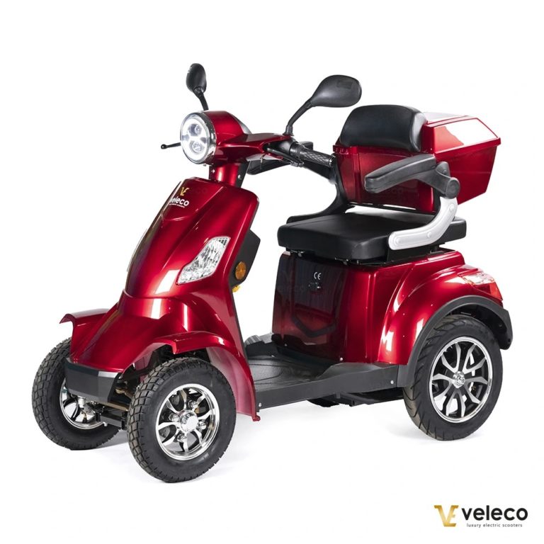 skuter elektryczny faster czerwony elektro mobil czterokołowy 1