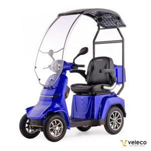 skuter inwalidzki elektryczny gravis z zadaszeniem blue