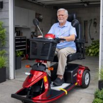 pan na skuterze luna v sport