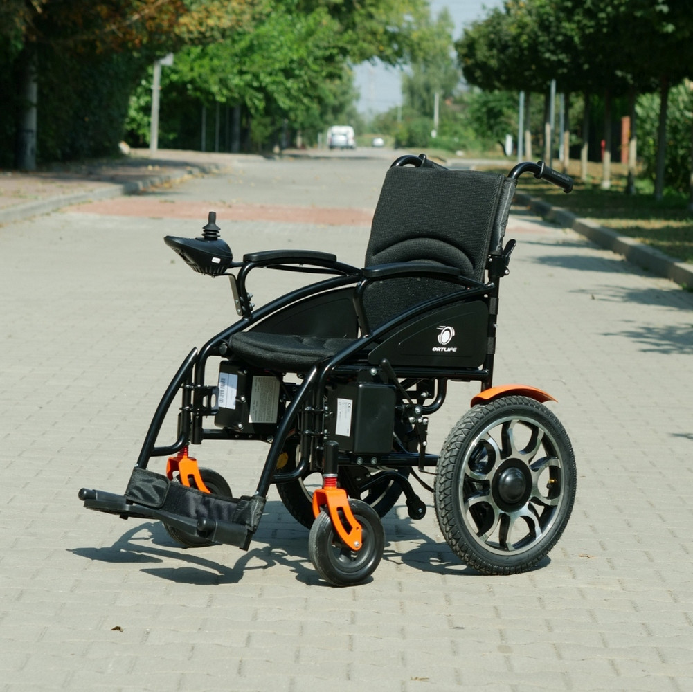wózek inwalidzki elektryczny black ortlife 6