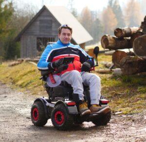 wózek inwalidzki elektryczny optix terenowy ortlife 4