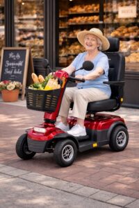 pani na czerwonym looper