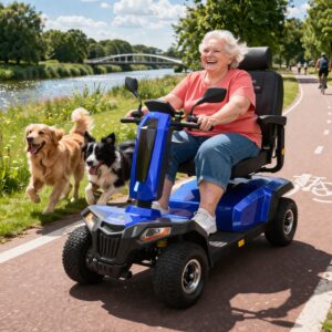 pani na niebieskim sharpy pro