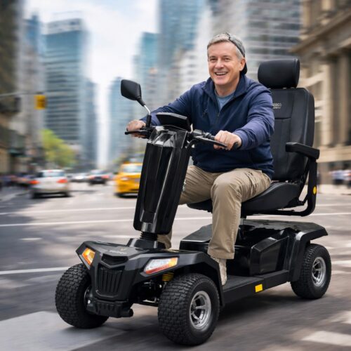 sharpy pro czarny skuter inwalidzki pan