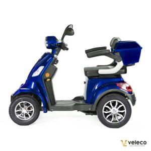 skuter elektryczny faster niebieski elektro mobil czterokołowy 5