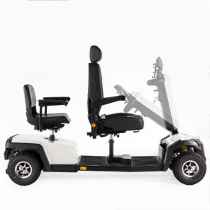 skuter inwalidzki dwuosobowy sharpy twon biały 3