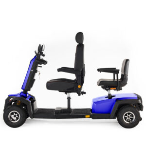 skuter inwalidzki elektryczny dwuosobowy sharpy pro niebieski 8