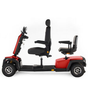 skuter inwalidzki elektryczny sharpy dwuosobowy czerwony 7