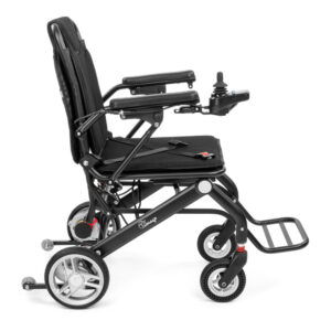 wózek inwalidzki elektryczny smarttim timago czarny lekki składany nfz 8