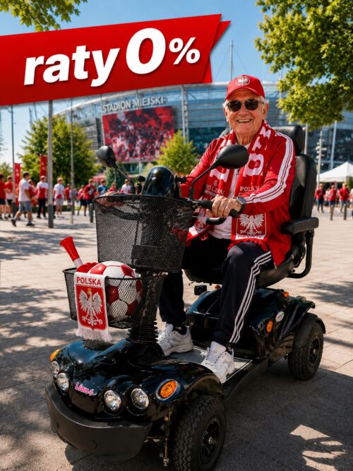 LYON 4 bardzo duży, mocny, terenowy skuter inwalidzki