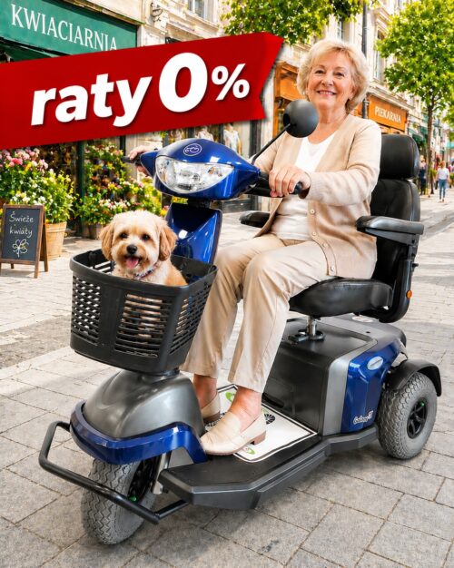 EXEL GALAXY 2 szybki, zwrotny i bardzo wygodny skuter inwalidzki